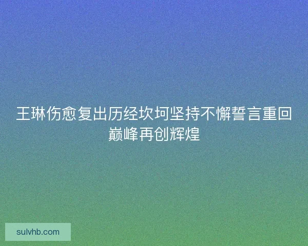 王琳伤愈复出历经坎坷坚持不懈誓言重回巅峰再创辉煌 王琳伤愈复出历经坎坷坚持不懈誓言重回巅峰再创辉煌